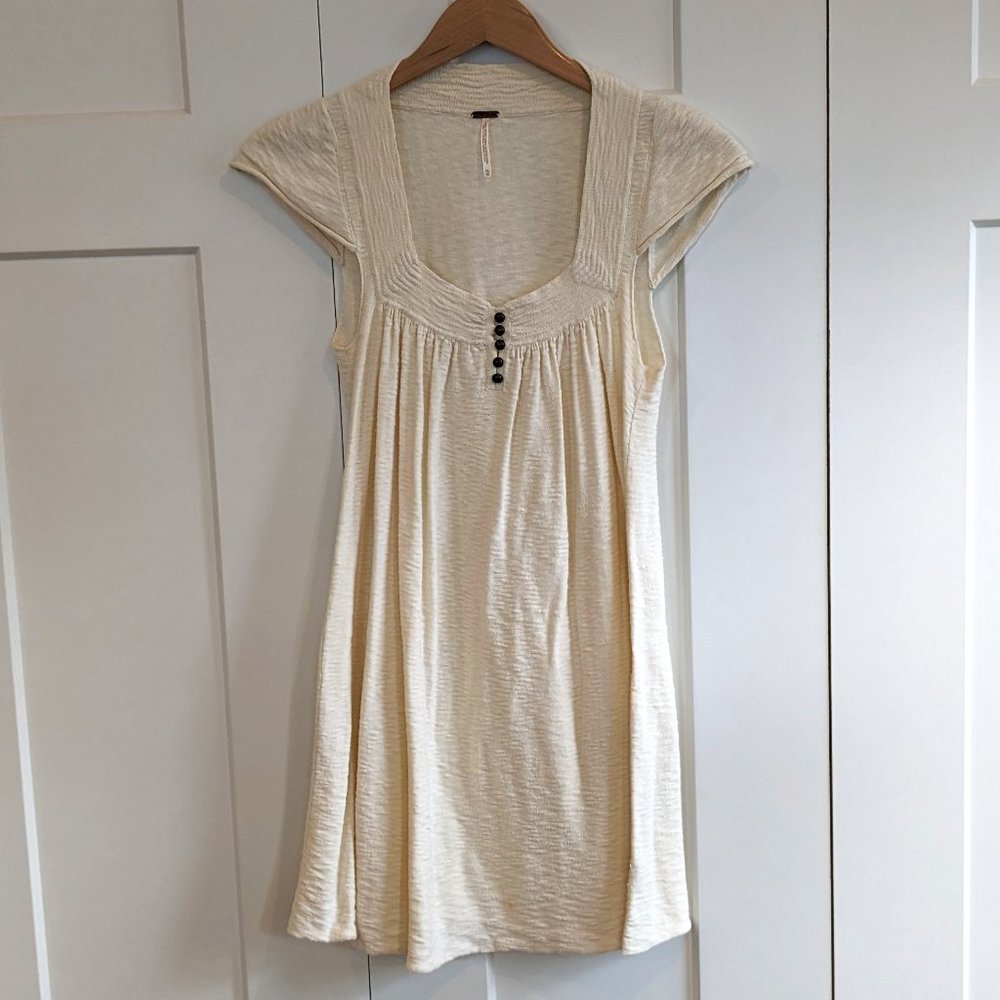 Free People cream dress